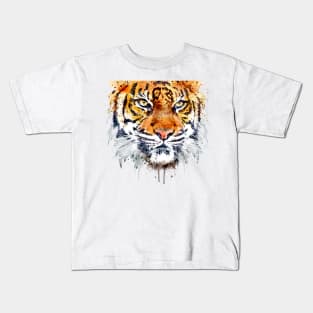 Tiger Face Close-up Kids T-Shirt